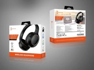 Casque Bluetooth Winstar Heavy Bass noir avec boîte originale