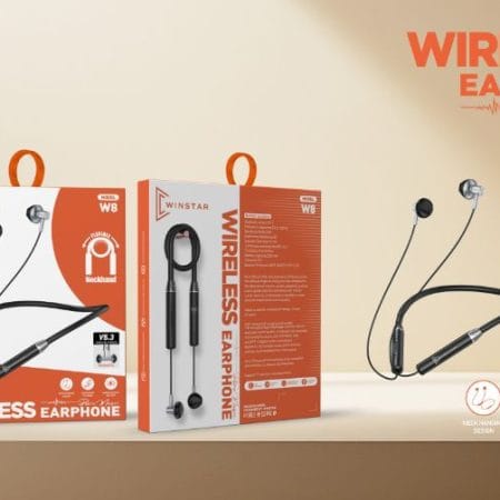 Écouteurs Bluetooth WINSTAR W8 tour de cou avec aimants et batterie longue durée