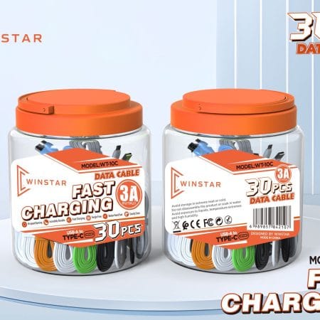 Pack câbles USB-C charge rapide Winstar WT-10C