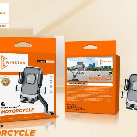 Support Téléphone Moto Winstar MO-02 – Universel Auto-Lock 360°