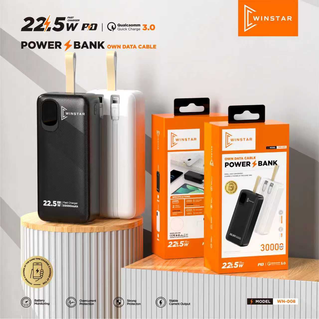 WhatsApp Image 2026-06-02 at 03.38.51 Power Bank Winstar WN-008 – 30000mAh QC3.0